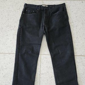 GAP FOR GOOD Men's Black Demin JEANS 33x30 Slim